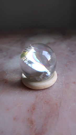 Clear Quartz With Rainbows
