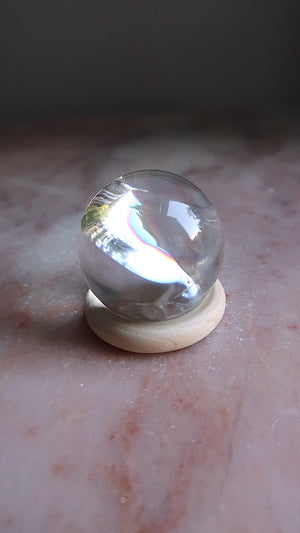 Clear Quartz With Rainbows