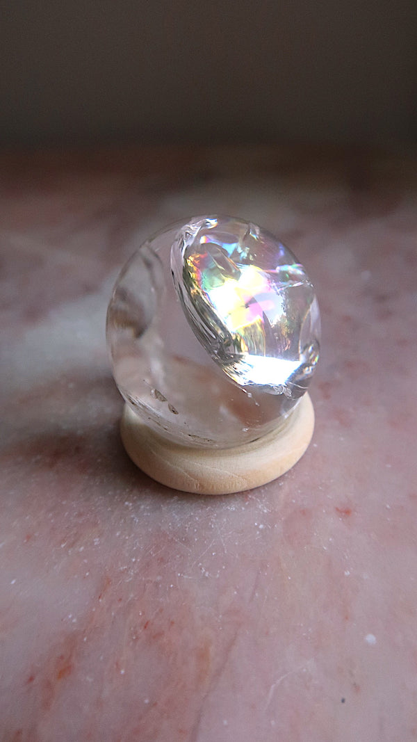 Clear Quartz With Rainbows