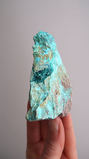 Raw Chrysocolla & Diopside