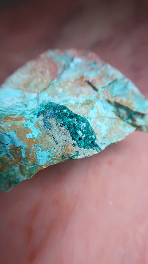 Raw Chrysocolla & Diopside