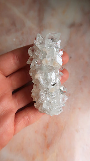 Premium Clear Apophyllite Stalagmite