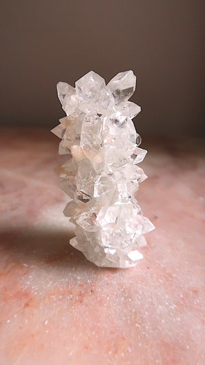 Premium Clear Apophyllite Stalagmite