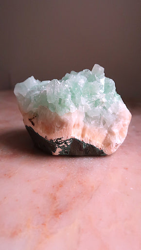 Special: Green Apopohyllite Cluster