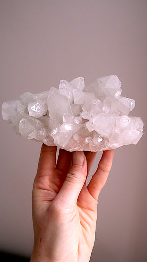 Special: Clear & Pink Apophyllite Cluster