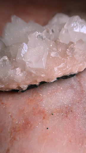 Special: Clear & Pink Apophyllite Cluster