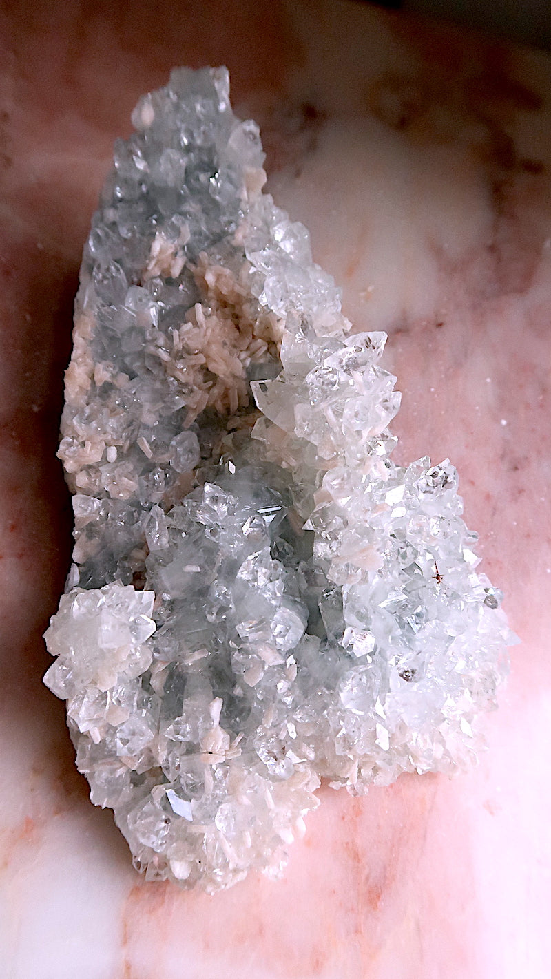 Special: Large Apophyllite Flowers & Stilbite