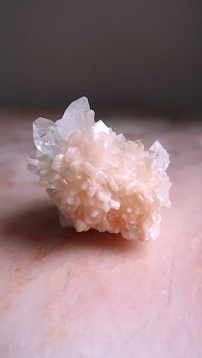 Premium Clear Apophyllite Cluster