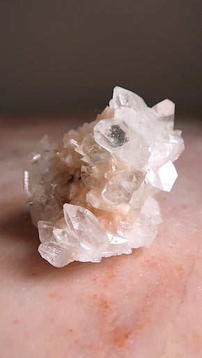 Premium Clear Apophyllite Cluster