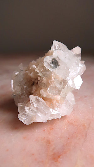 Premium Clear Apophyllite Cluster
