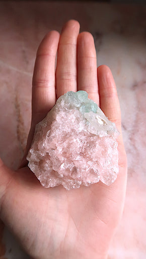Pink Apophyllite Cluster