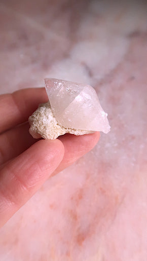 Pink Apophyllite Point