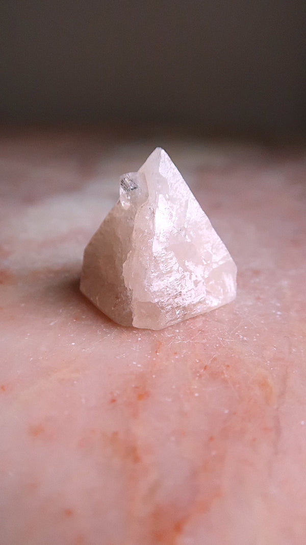 Pink Apopohyllite Pyramid