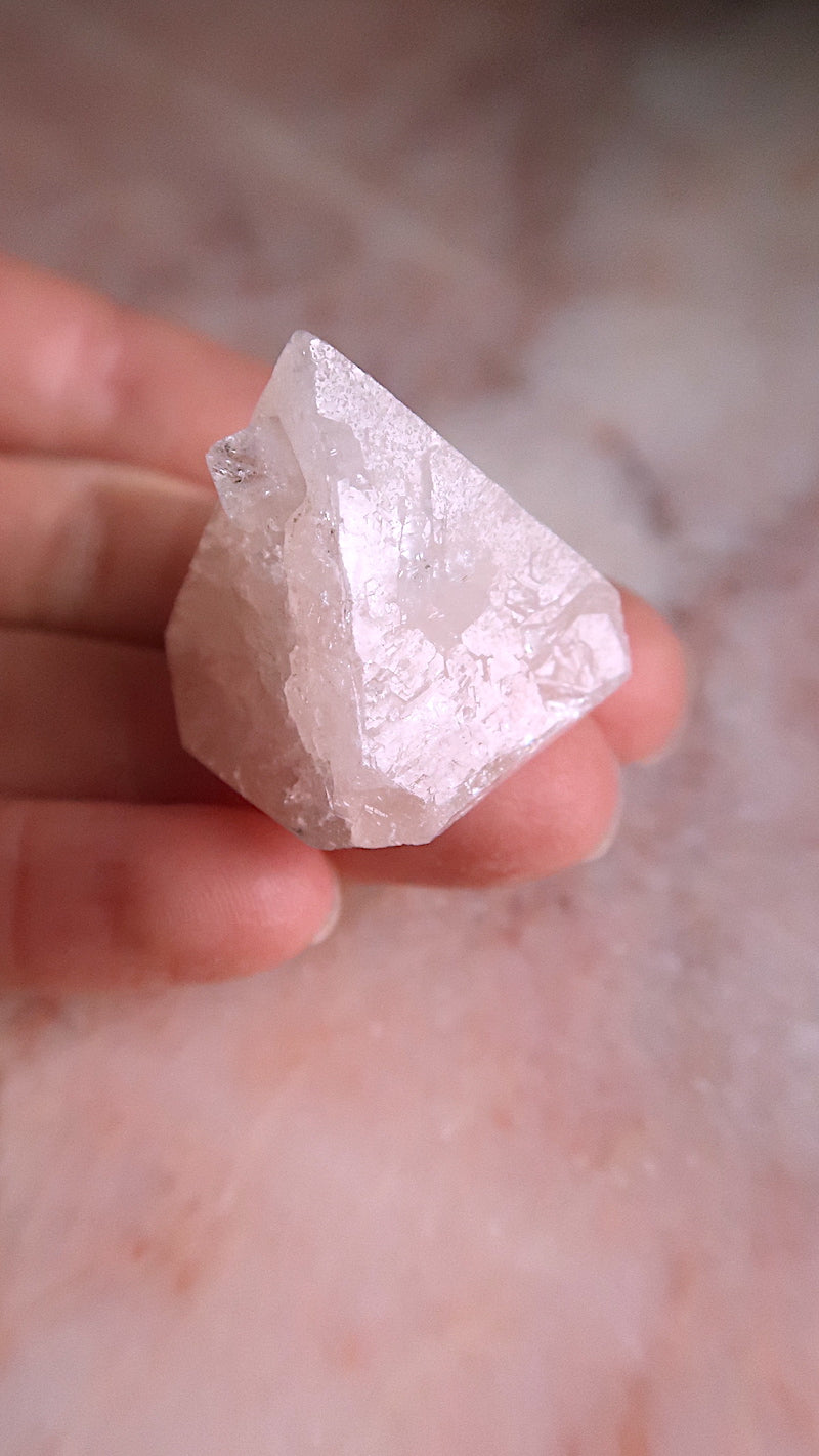 Pink Apopohyllite Pyramid