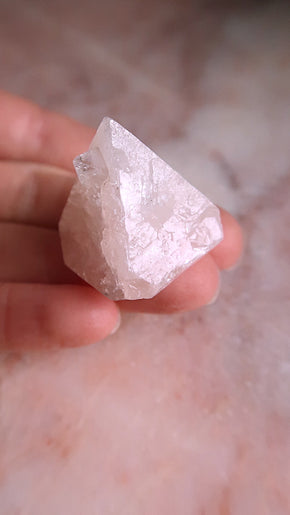 Pink Apopohyllite Pyramid