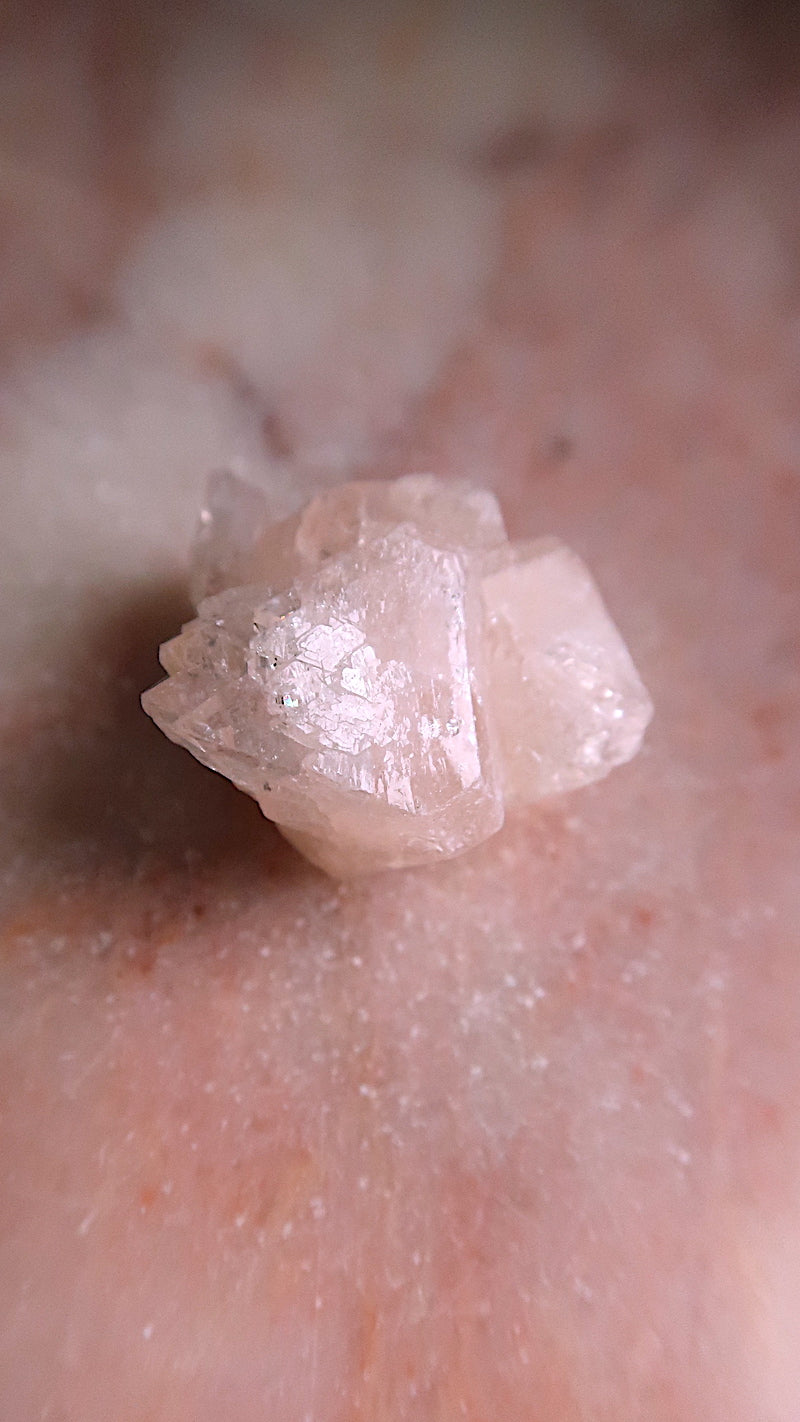 Pink Apophyllite cluster