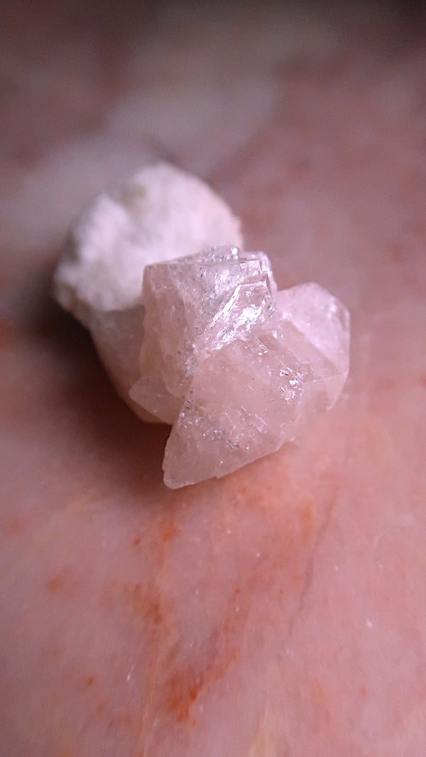 Pink Apopohyllite Cluster