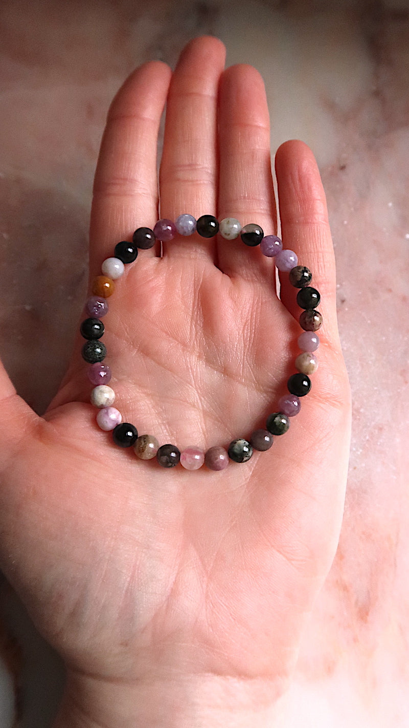 Multi Colour Tourmaline Bracelet