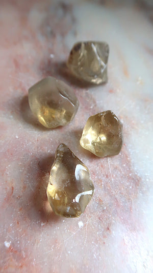 Natural Smokey Golden Citrine Tumbles