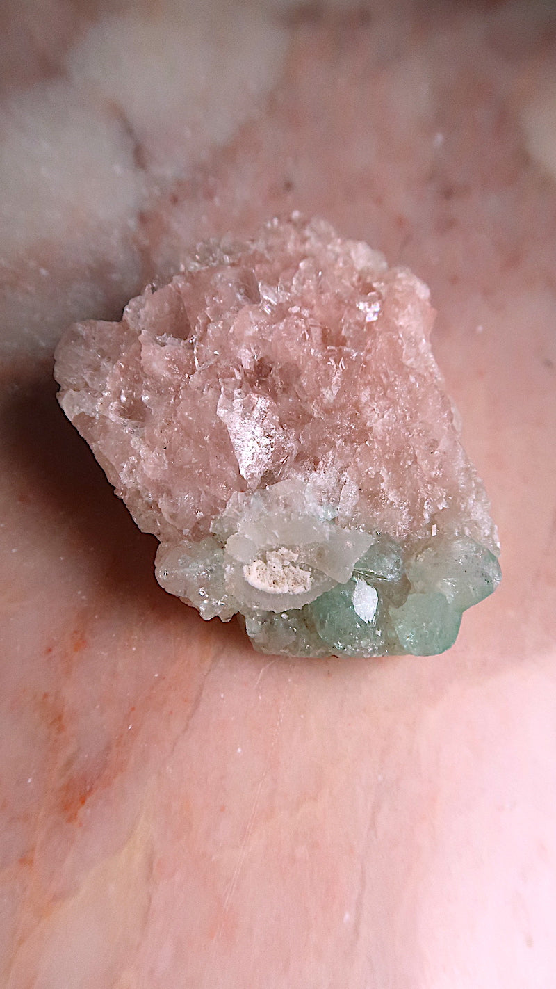 Pink Apophyllite Cluster