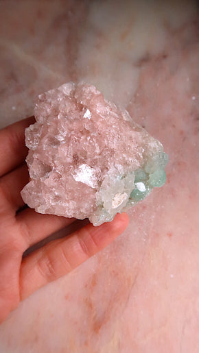 Pink Apophyllite Cluster