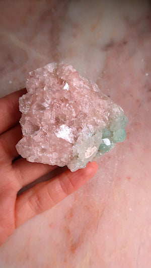 Pink Apophyllite Cluster