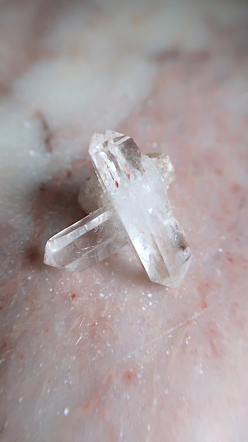 Harlequin Quartz (Lepidocrocite in Quartz)