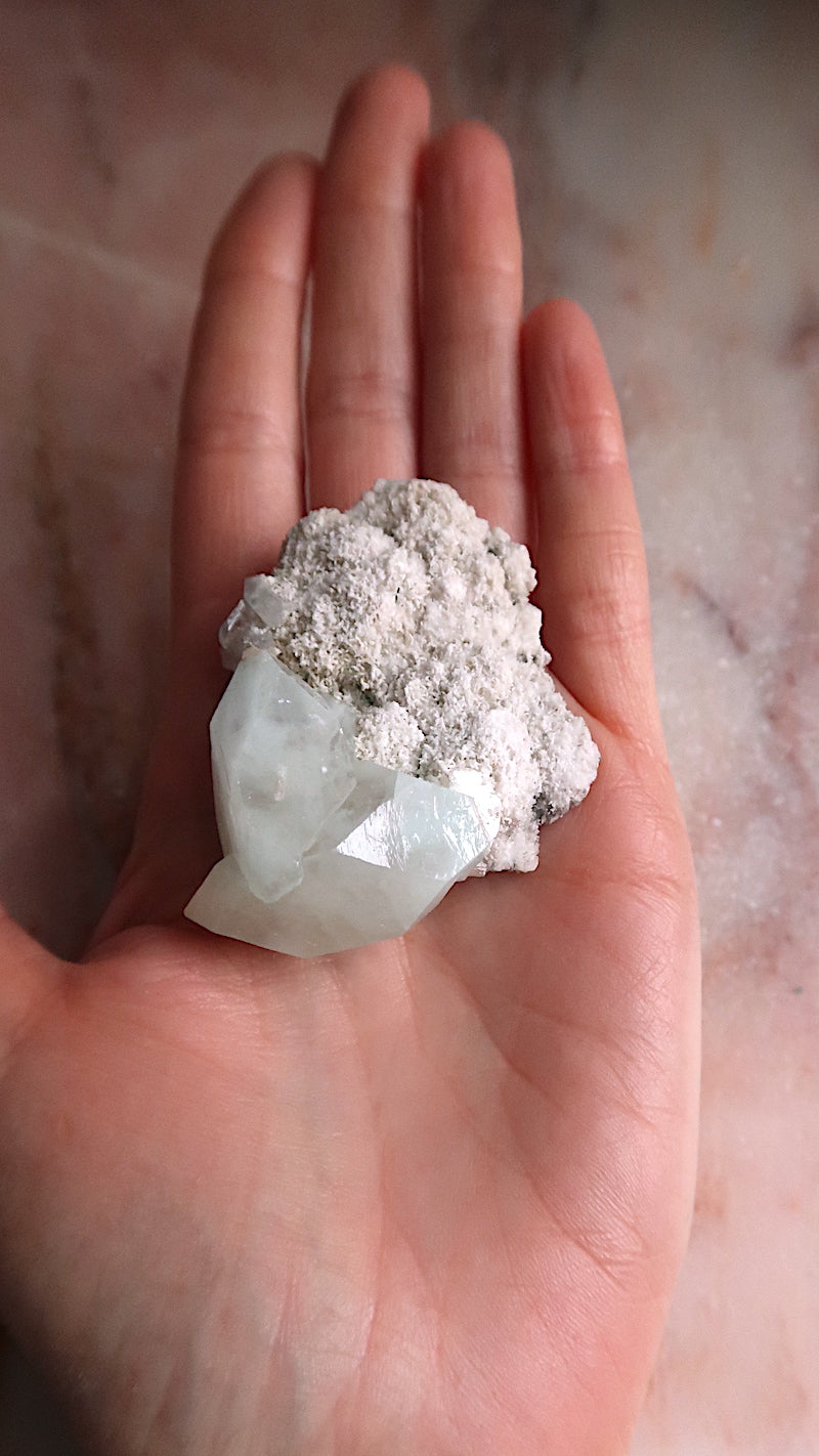 Green Apophyllite Cluster