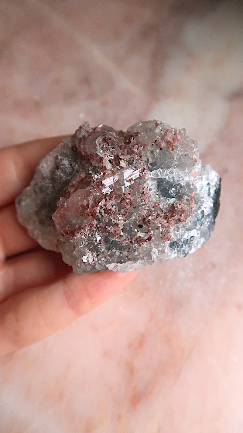 Clear Apophyllite Cluster