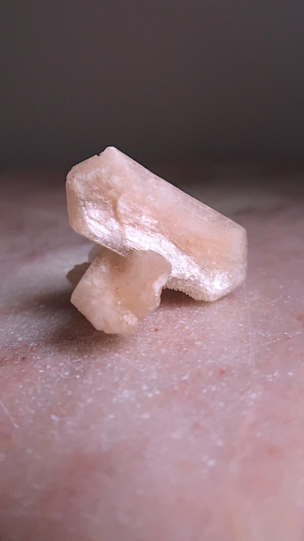 Premium Peach Stilbite Blade Cluster