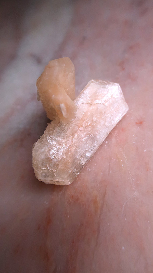Premium Peach Stilbite Blade Cluster