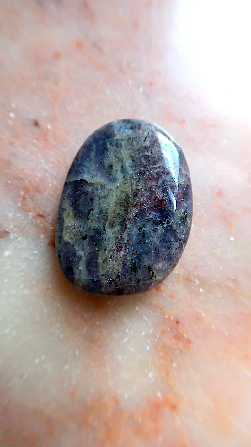 Purple/Blue Jasper Palm Stones