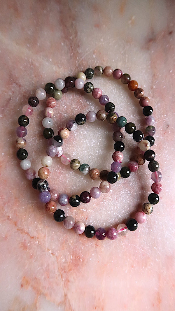 Multi Colour Tourmaline Bracelet