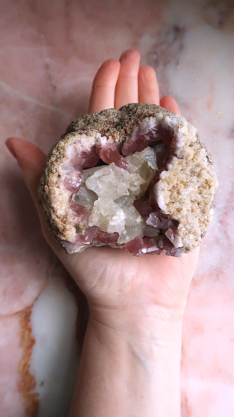 Large Raw Pink Amethyst