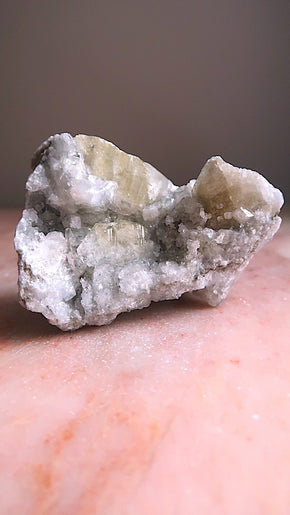 Blue and Gold Celestite Cluster