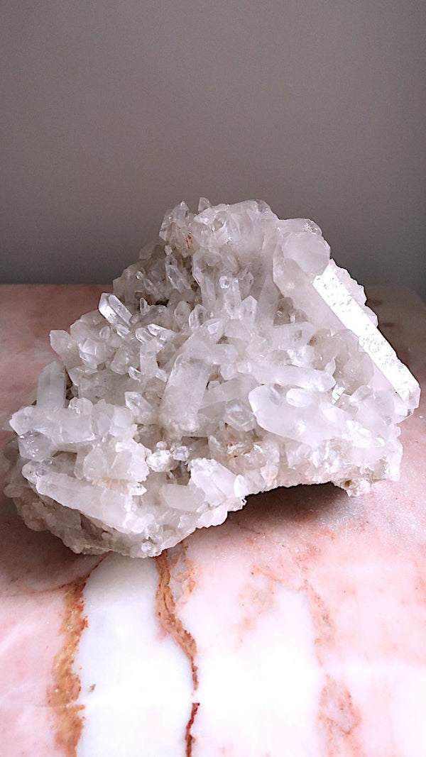 Large Clear Quartz Cluster