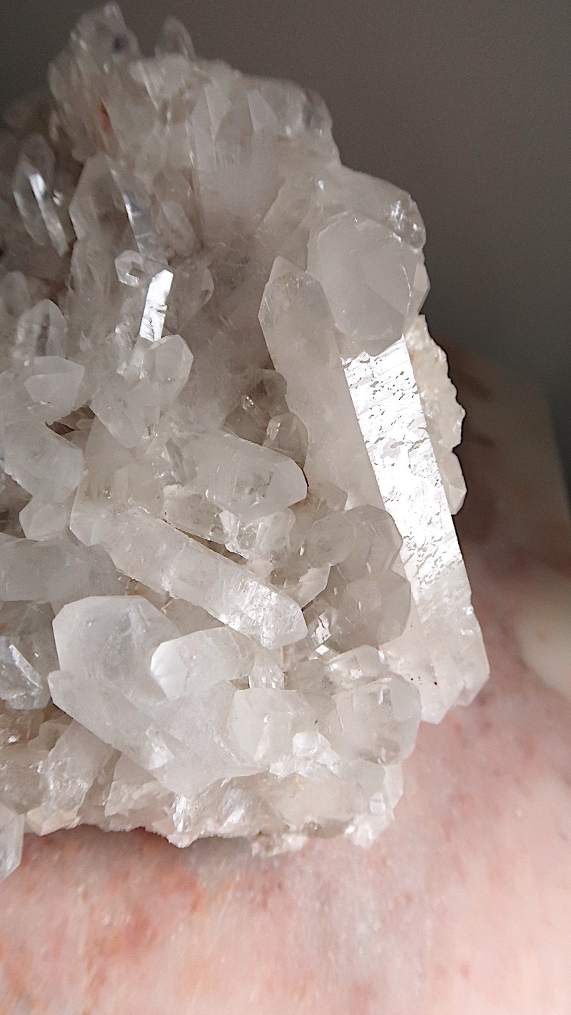 Large Clear Quartz Cluster