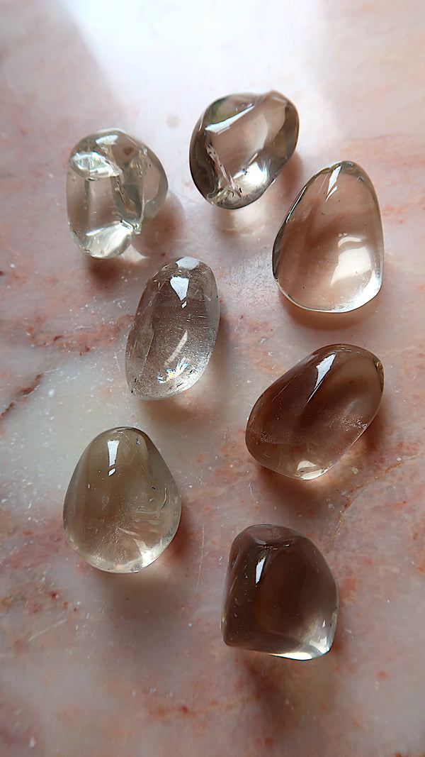 Light Smokey Quartz Tumbles