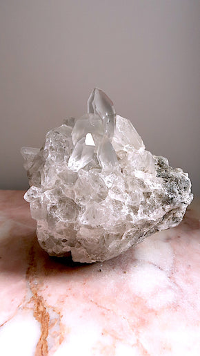 Large Clear Quartz Cluster