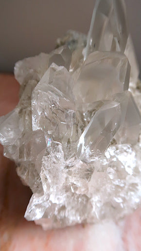 Large Clear Quartz Cluster