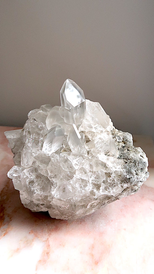 Large Clear Quartz Cluster