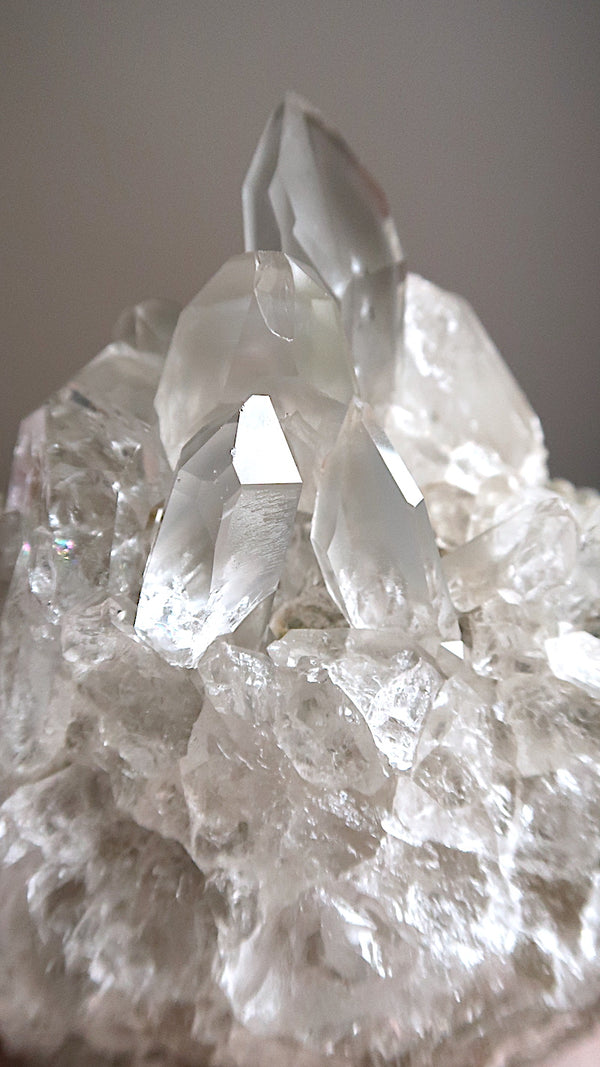 Large Clear Quartz Cluster
