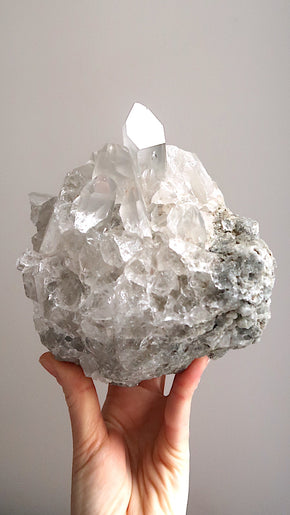 Large Clear Quartz Cluster