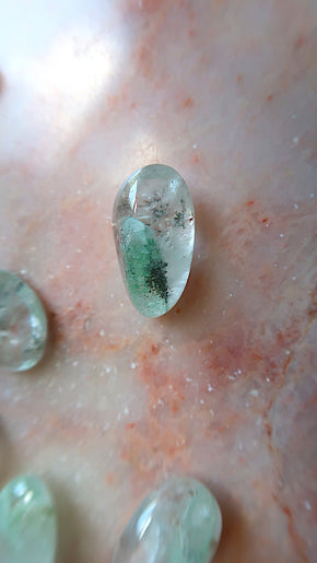Green Phantom Quartz Tumbles