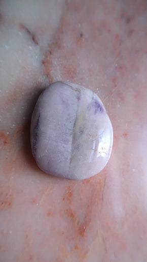 Pastel Pink Kunzite Palm Stone