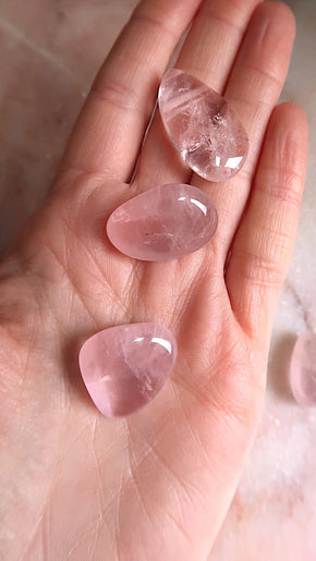 Premium Rose Quartz Tumbles