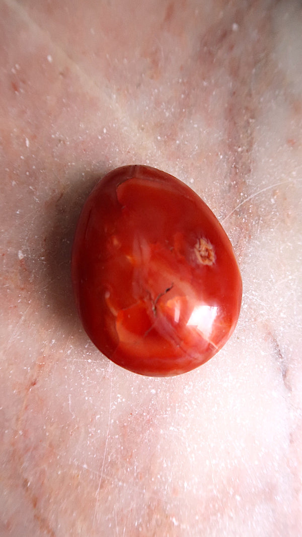 Carnelian Palm Stone