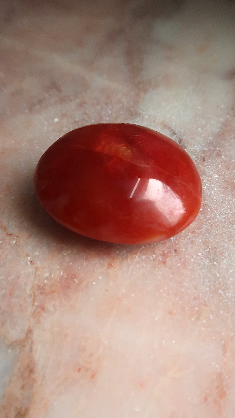 Carnelian Palm Stone
