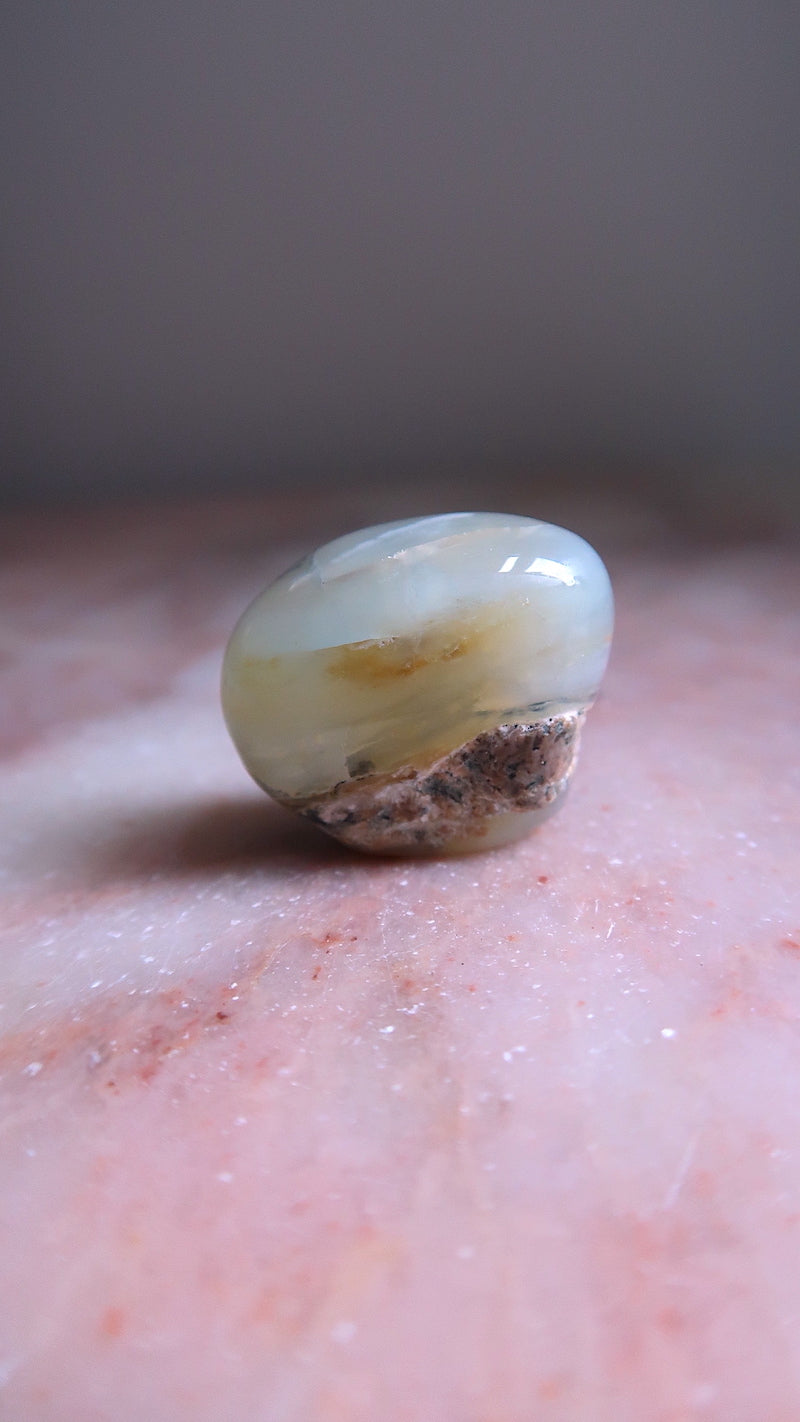 Blue Opal Pocket Stone