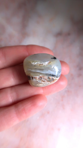 Blue Opal Pocket Stone